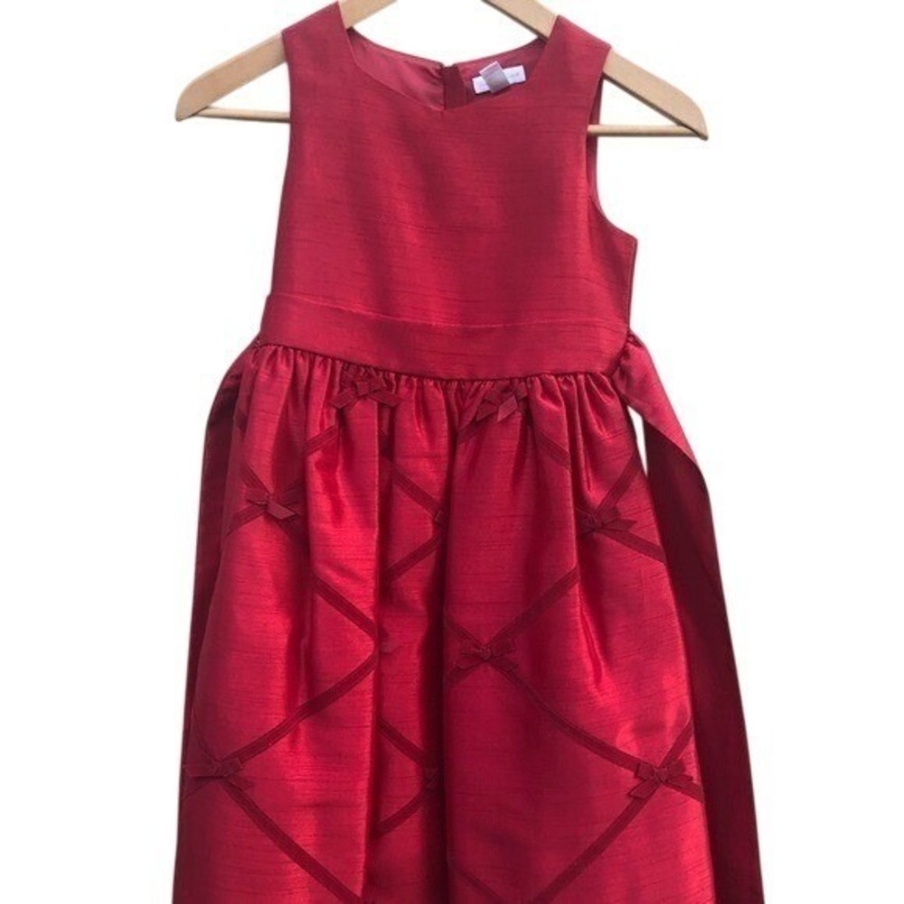 VTG Charter Club Red Girls Holiday Red Dress Size 7